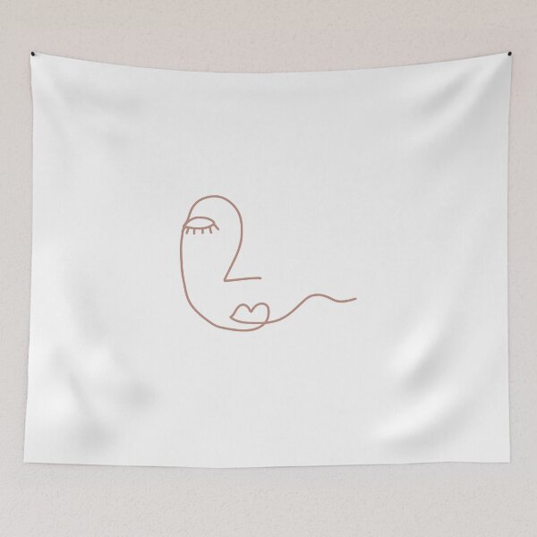 Item preview, Abstract Eye and Lips - Earth designed and sold by A Fabulous Production.