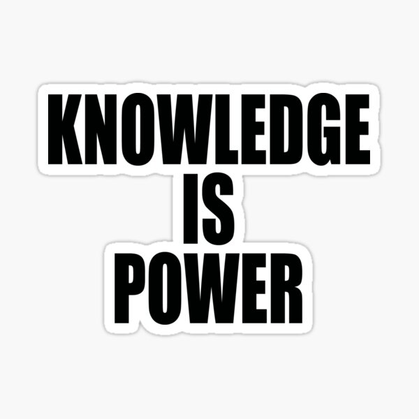 Item preview, Knowledge is power designed and sold by stuwdamdorp.