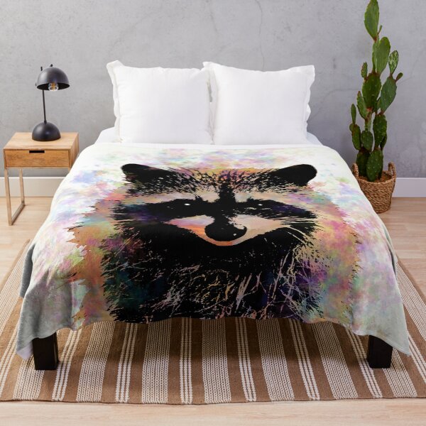 Item preview, Colorful Raccoon 27 designed and sold by artbylucie.