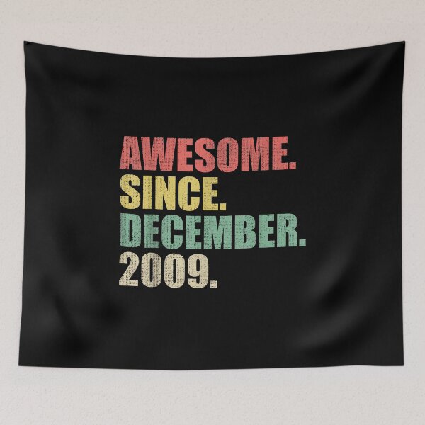 Item preview, Awesome Since December 2009 12th Birthday 12 Years designed and sold by Decker21.
