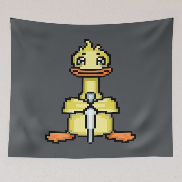 Item preview, Knife Sir Goose Pixel Art - Funny Goose With Knife designed and sold by ViewerEqualsPhoton.