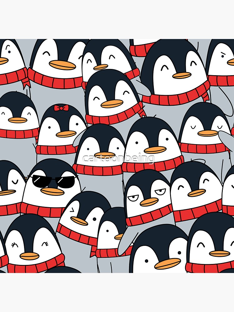 Merry Christmas Penguins! by cartoonbeing