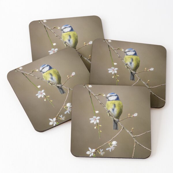 Item preview, Blue Tit on Blackthorn designed and sold by Alec Stewart.