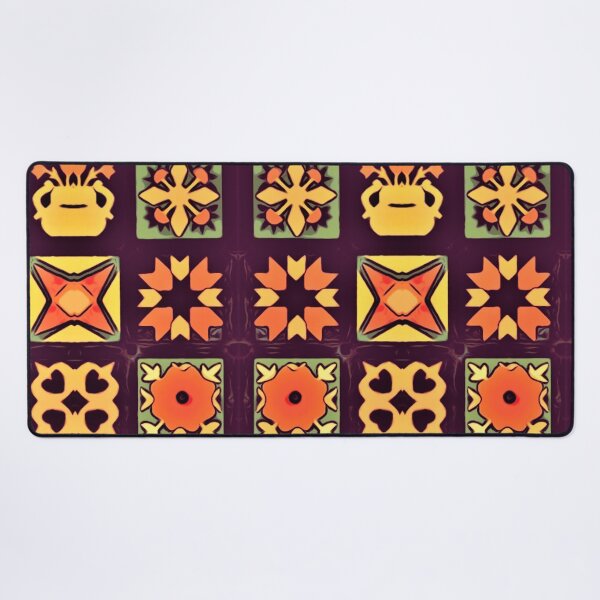 Autumn Quilt Desk Mat