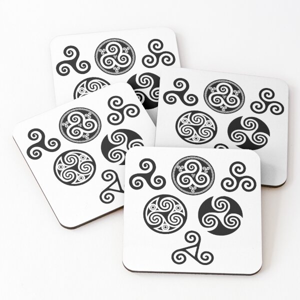 Item preview, Black Celtic triskele symbols set designed and sold by 1enchik.