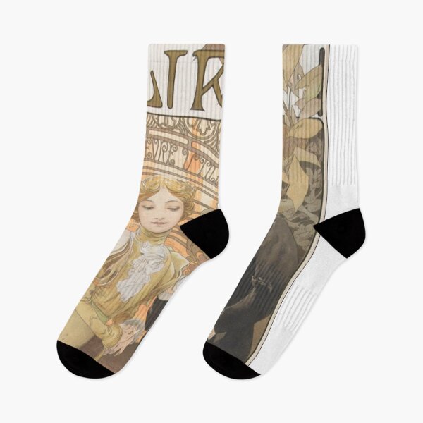 Aperçu de l'œuvre Alphonse Mucha Flirt Biscuits créée et vendue par Pinkmagenta.