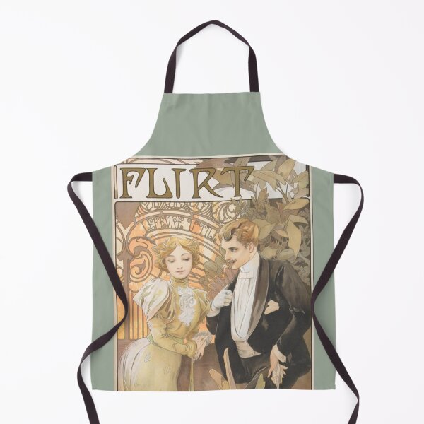 Aperçu de l'œuvre Alphonse Mucha Flirt Biscuits créée et vendue par Pinkmagenta.