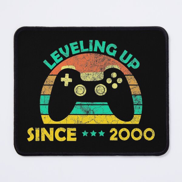 Item preview, Born In 2000, Leveling Up Since 2000 Gamers Birthday Gift designed and sold by Wadia Hamda.