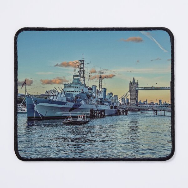 Item preview, #321 HMS Belfast and Tower bridge in London designed and sold by phutball.