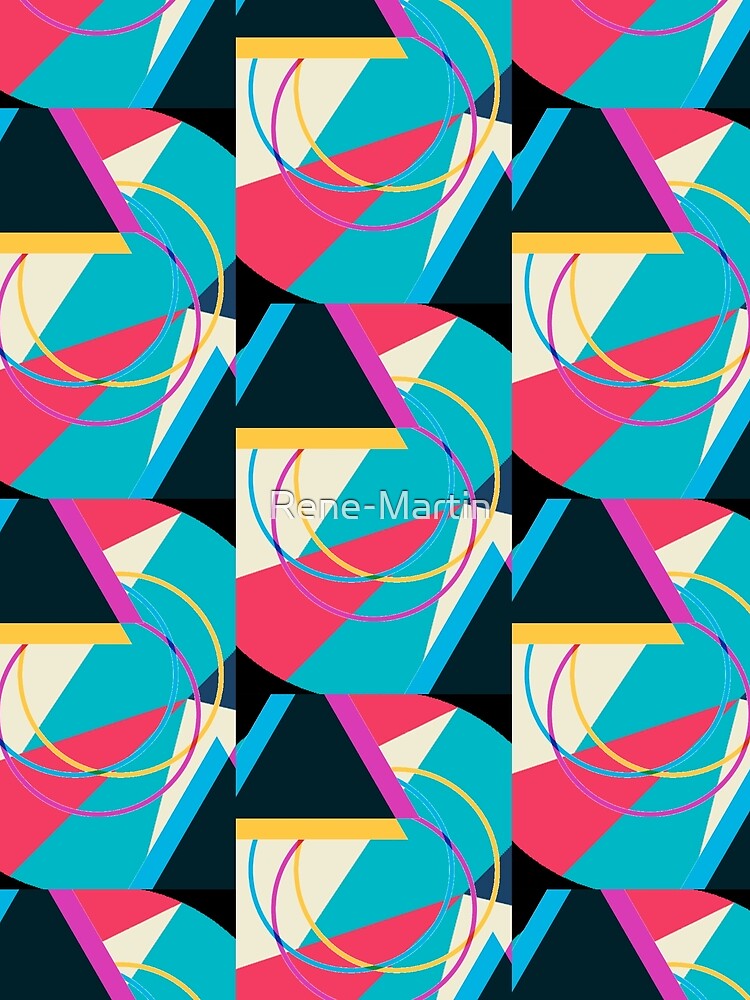 Thumbnail 3 of 3, Scarf, Triangles designed and sold by Rene-Martin.