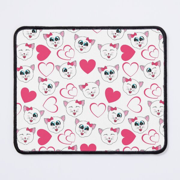 Item preview, Cat Valentines Day Pattern, Cat pattern designed and sold by patternme.