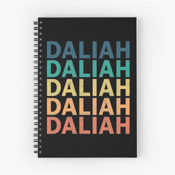 Aperçu de l'œuvre Daliah Name T Shirt - Daliah Vintage Retro Daliah Name Gift Item Tee créée et vendue par mackpatsy.