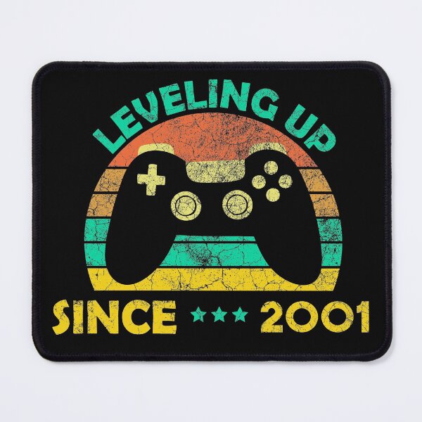 Item preview, Born In 2001, Leveling Up Since 2001 Gamers Birthday Wedding Gift designed and sold by Wadia Hamda.