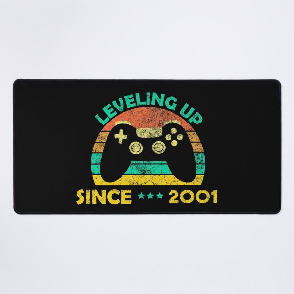 Item preview, Born In 2001, Leveling Up Since 2001 Gamers Birthday Wedding Gift designed and sold by Wadia Hamda.
