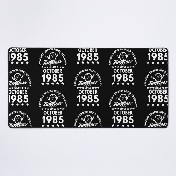 Item preview, October Birthday Timeless Person -1985 - White Text designed and sold by MoonsmileProd.