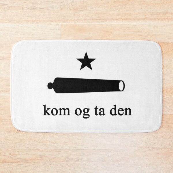Item preview, «kom og ta den»-flagget (Norwegian Come and Take It Flag) designed and sold by JonathanR1994.