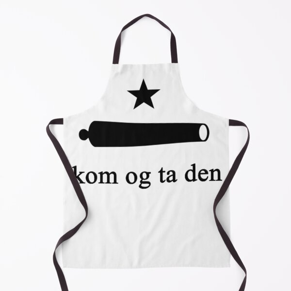 Item preview, «kom og ta den»-flagget (Norwegian Come and Take It Flag) designed and sold by JonathanR1994.