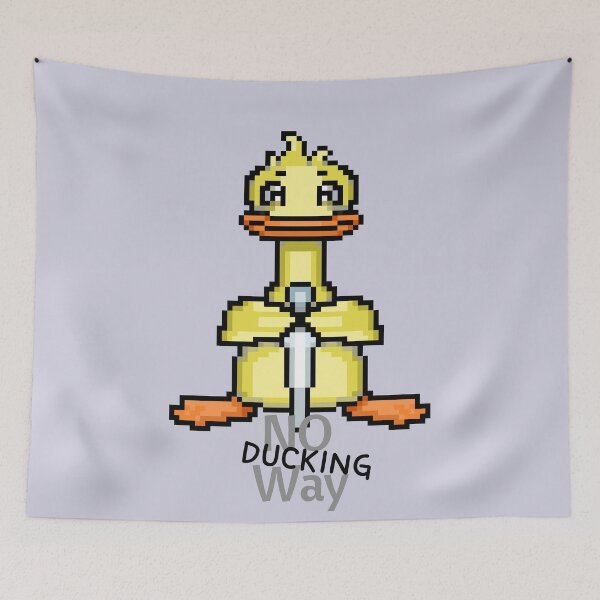 Item preview, Knife Sir Goose Pixel Art - Funny Goose With Knife designed and sold by ViewerEqualsPhoton.