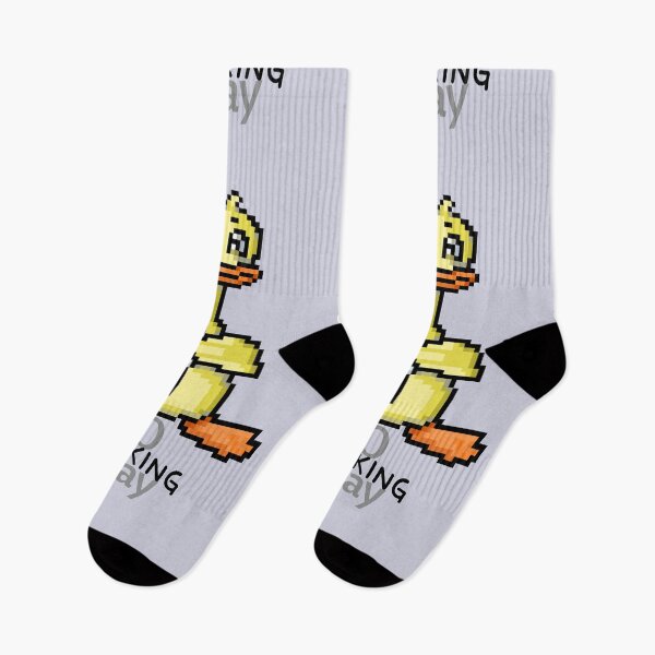Item preview, Knife Sir Goose Pixel Art - Funny Goose With Knife designed and sold by ViewerEqualsPhoton.
