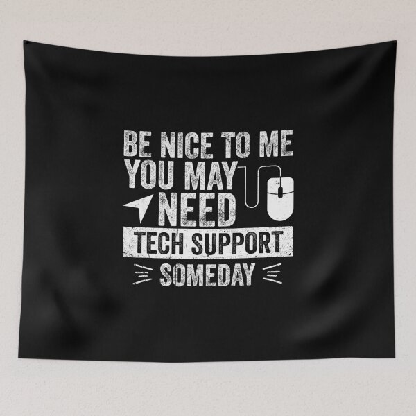 Item preview, Funny Tech IT Support Helpdesk Novelty Joke designed and sold by DesignoresLTD.