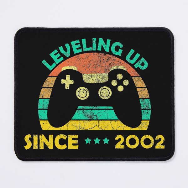 Item preview, Born In 2002, Leveling Up Since 2002 Gamers Birthday Wedding Gift designed and sold by Wadia Hamda.