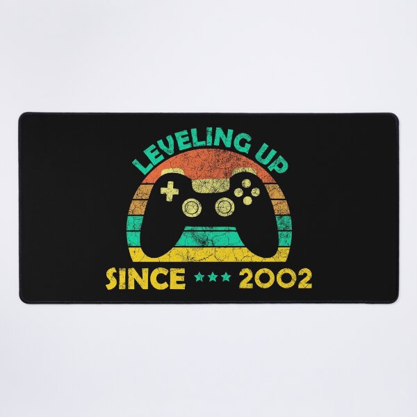 Item preview, Born In 2002, Leveling Up Since 2002 Gamers Birthday Wedding Gift designed and sold by Wadia Hamda.