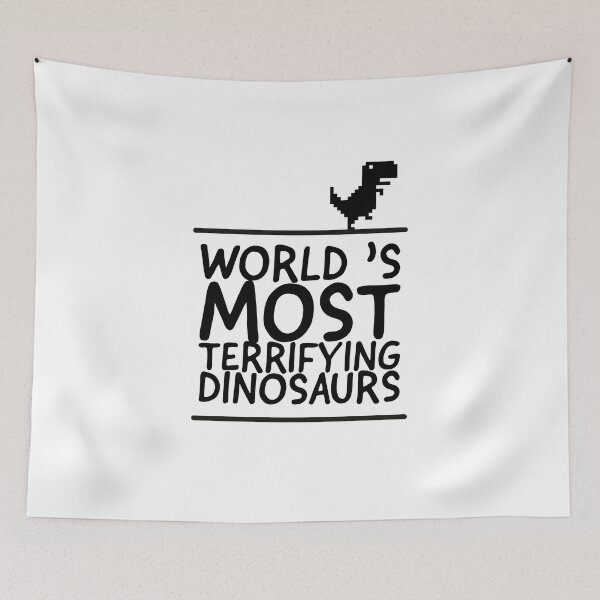 Item preview, WORLD'S MOST TERRIFYING DINOSAURS - LOVE DINOSAURS - FUNNY STUFF designed and sold by Tropical Blood.