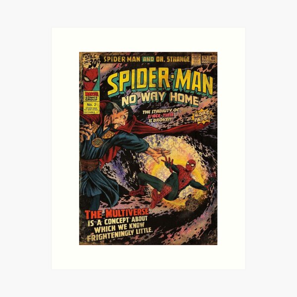 no way home strange-man Art Print