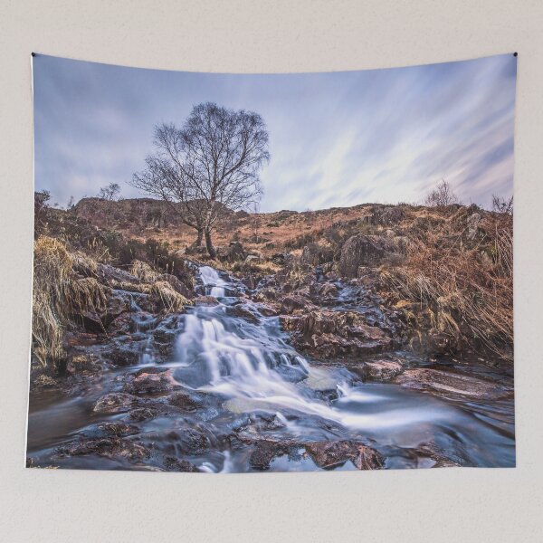 Item preview, Lonely Tree At The Edge Of The River designed and sold by LluniauDafyddEm.