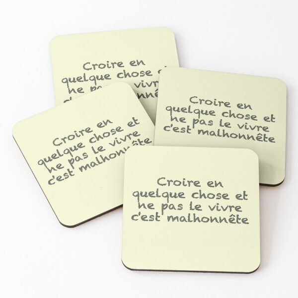 Item preview, Mahatma Gandhi Philosophy French Quote designed and sold by jujupey.