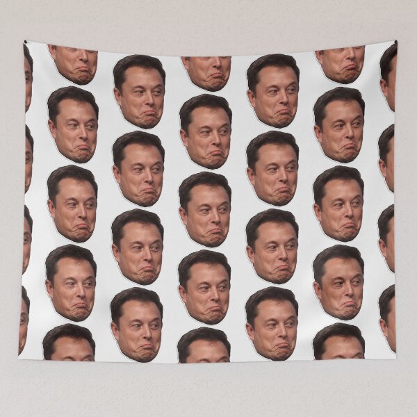 Item preview, Elon Musk Face Looking Hilarious - Thanksgiving, Christmas And Birthday Party Gift Ideas for Elon Musk Lovers and Fans designed and sold by Memeing Everything.