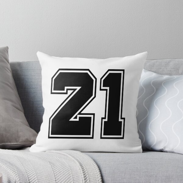 Item preview, 21 American Football Classic Vintage Sport Jersey Number for american football, baseball or basketball 21 jersey number, 21 Jersey Number, 21 jersey, 21 numbers on the back designed and sold by Marcin Adrian.