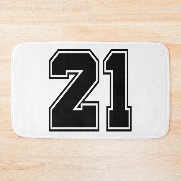 Item preview, 21 American Football Classic Vintage Sport Jersey Number for american football, baseball or basketball 21 jersey number, 21 Jersey Number, 21 jersey, 21 numbers on the back designed and sold by Marcin Adrian.