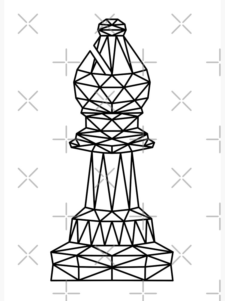 Printable Chess Bishop Coloring Pages - Free Printable Coloring Pages