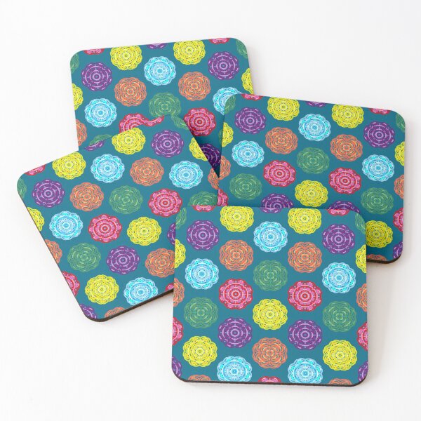Item preview, Flowers B Teal designed and sold by Owen1976.
