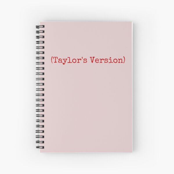 Taylor Swift RED ERA Spiral Bound Notebook School Supplies