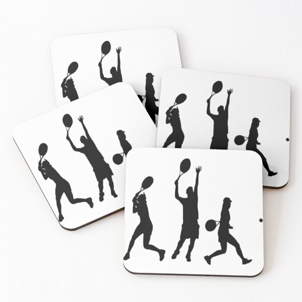 Item preview, Tennis Players Hitting A Shot designed and sold by WowAllinOne.
