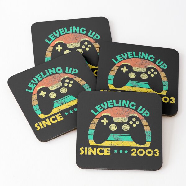 Item preview, Born In 2003, Leveling Up Since 2003 Gamers Birthday Wedding Gift designed and sold by Wadia Hamda.