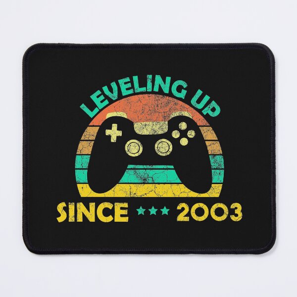 Item preview, Born In 2003, Leveling Up Since 2003 Gamers Birthday Wedding Gift designed and sold by Wadia Hamda.