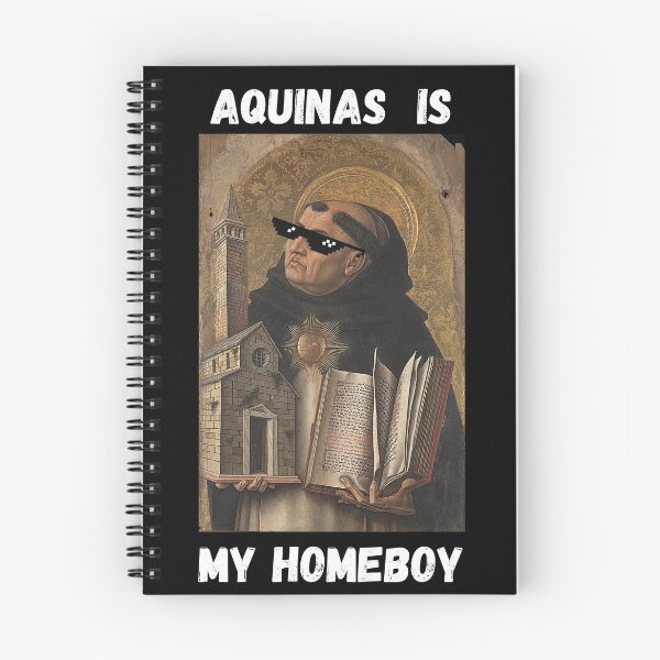 Item preview, Aquinas is my Homeboy designed and sold by CatholicSwag.