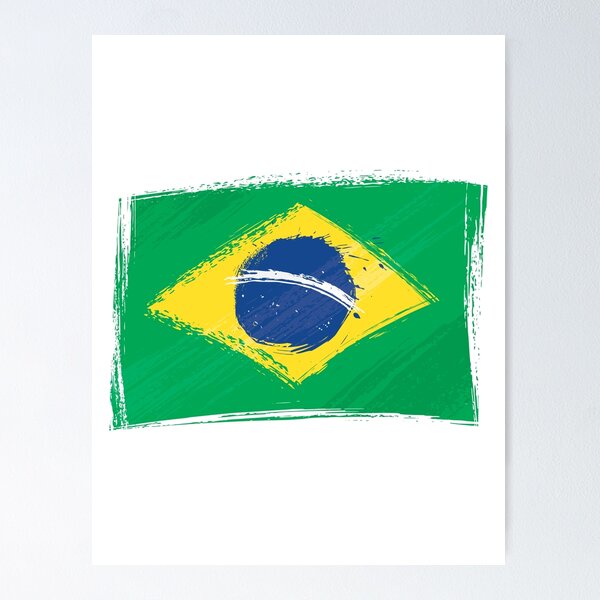 Item preview, Brazil Flag - Painted designed and sold by hijackhippo.