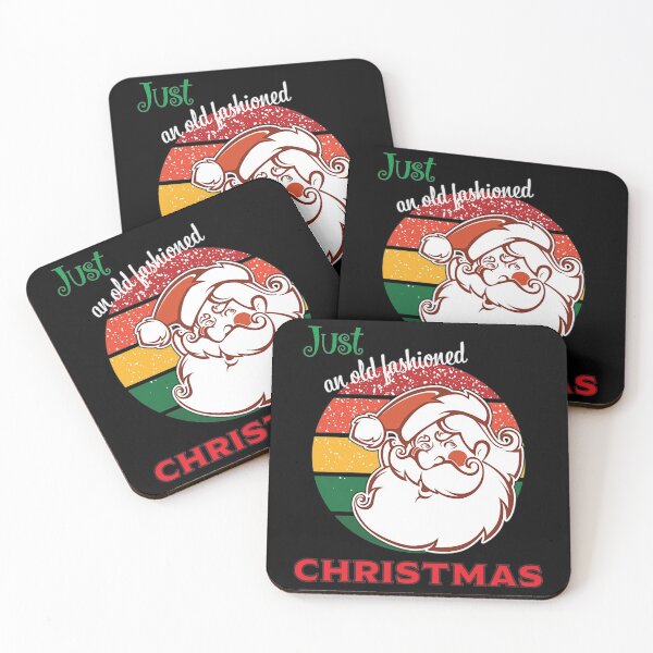 Item preview, Christmas T-ShirtChristmas Santa Claus Just an Old Fashioned Xmas Retro Vintage designed and sold by AveDelwyn.