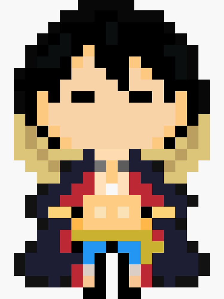 One Piece Pixel-art Stickers by Kaminari7x on DeviantArt