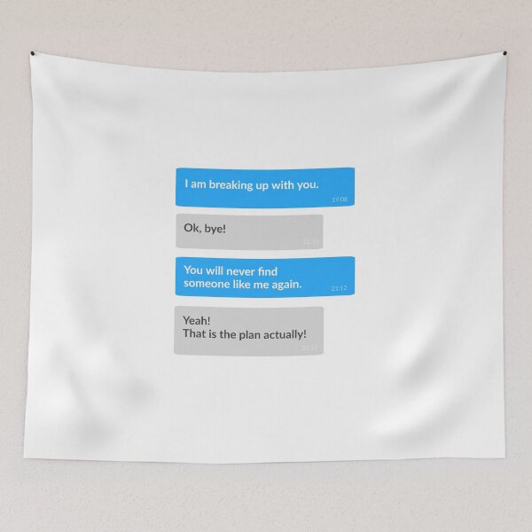 Item preview, BREAKING UP WITH YOU - FUNNY - COUPLES - STUPID -  designed and sold by Tropical Blood.