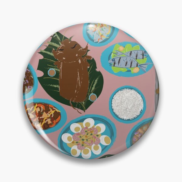 Item preview,   Let's Eat - Shrimp Pink designed and sold by MikkisMotor.