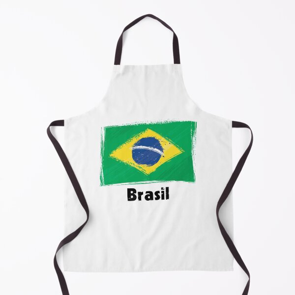 Item preview, Brazil Flag - Painted - Brasil Slogan designed and sold by hijackhippo.