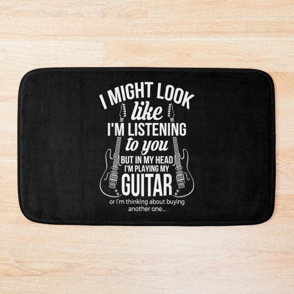 Item preview, Guitar T-ShirtI might look like, I'm listen to you but in my head I'm playing my guitar designed and sold by AveDelwyn.