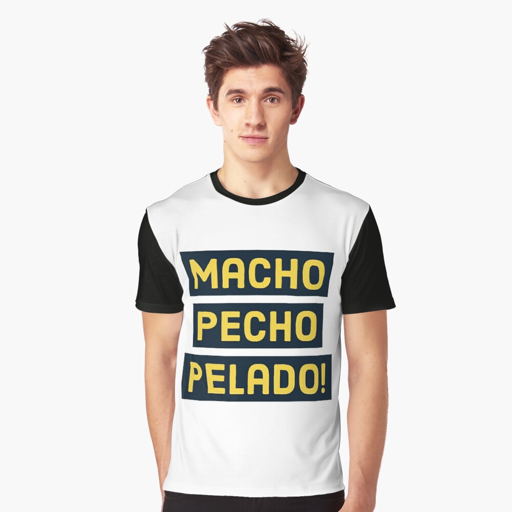 Camiseta esencial con la obra «MACHO PECHO PELADO.» de EXO-STORE22 |  Redbubble