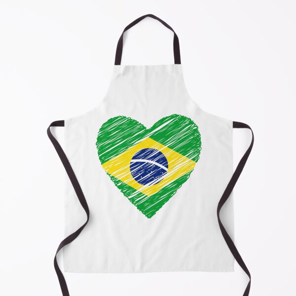 Item preview, I love Brasil - Painted Heart designed and sold by hijackhippo.