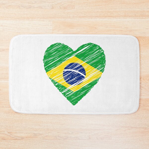 Item preview, I love Brasil - Painted Heart designed and sold by hijackhippo.